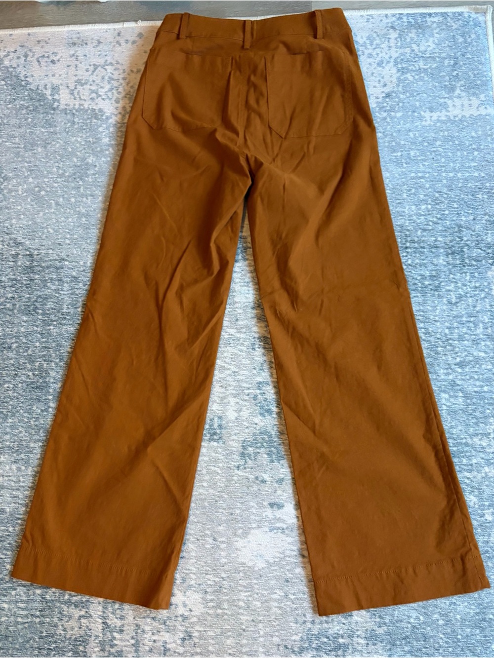 Women’s JCrew Factory Lizzie Wide-Leg Pants in Burnt Orange Size 26 - Picture 2 of 4